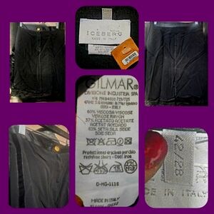 Italian business Iceberg Gilmore suit skirt